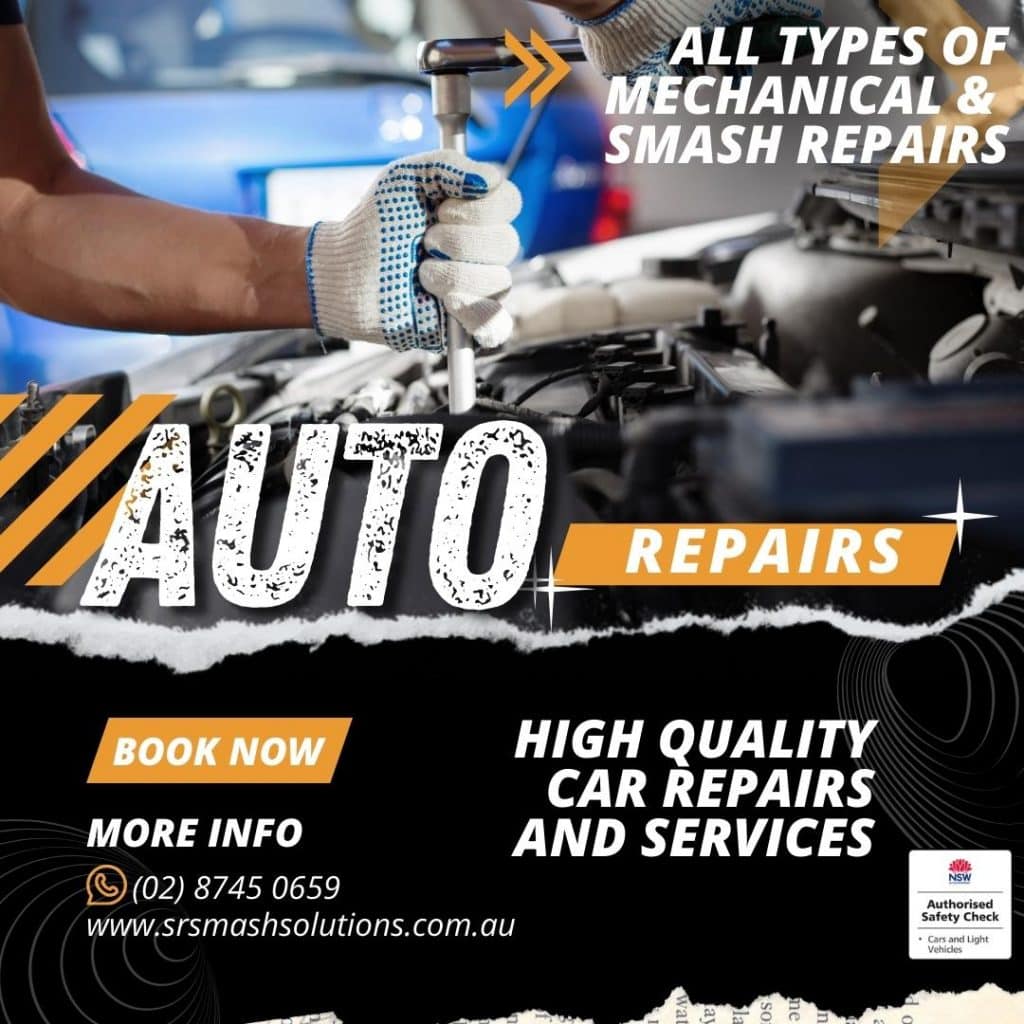 Image presents mechanic service car repairs and services